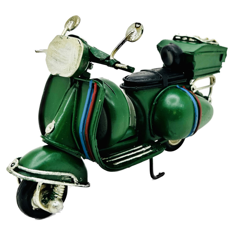 ماکت دکوری مدل موتور وسپا طرح فلزی کد 800.3