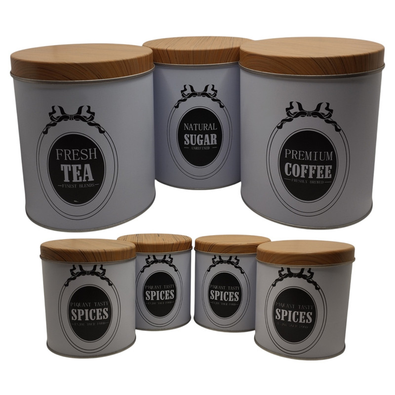 بانکه مدل فلزی طرح شاهان کد 030 مجموعه 7 عددی