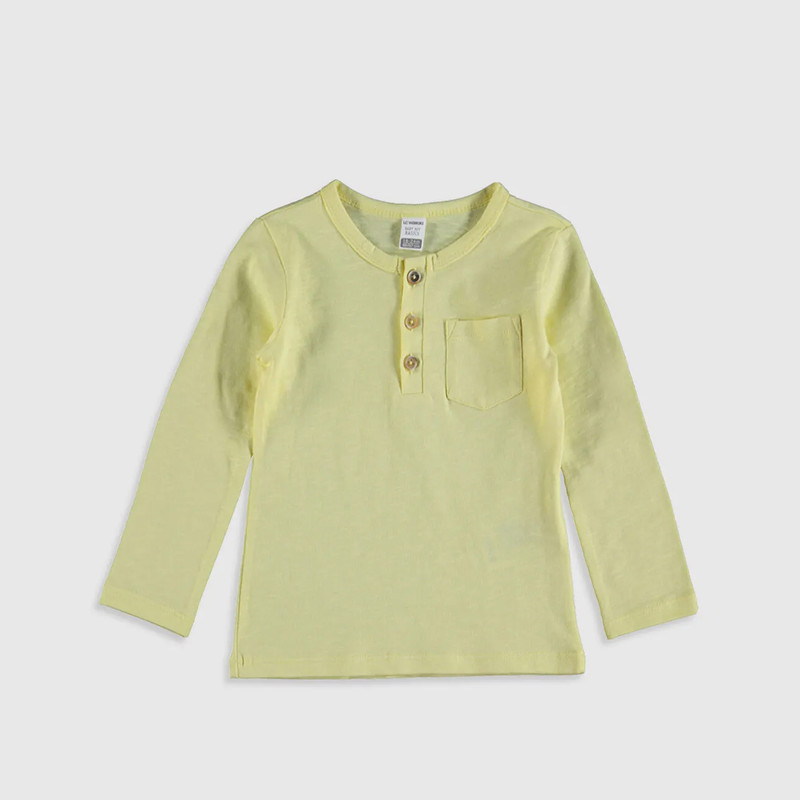 خرید و قیمت تی شرت آستین بلند پسرانه ال سی وایکیکی مدل 0s0333z1