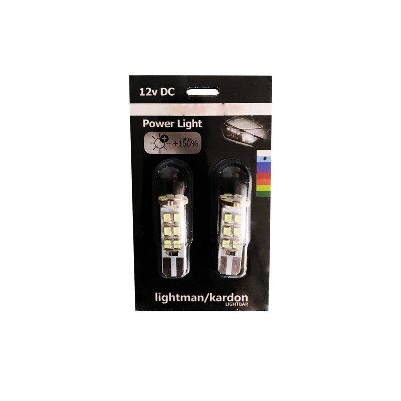 لامپ اس ام دی خودرو لایتمن کاردن مدل 18SMD POWER LIGHT بسته 2 عددی