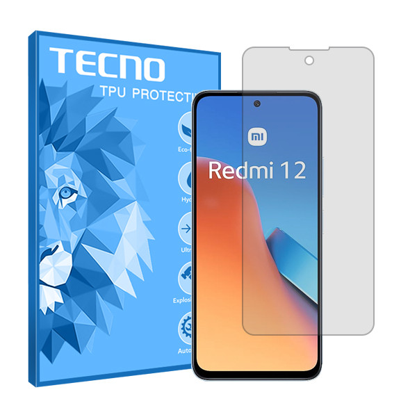 خرید و قیمت محافظ صفحه نمایش شفاف تکنو مدل HyGEL مناسب برای گوشی موبایل شیائومی Redmi 12