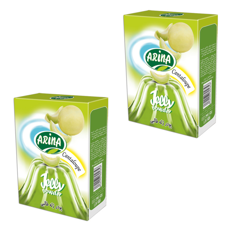 خرید و قیمت پودر ژله طالبی آرینا - 100 گرم بسته 2 عددی