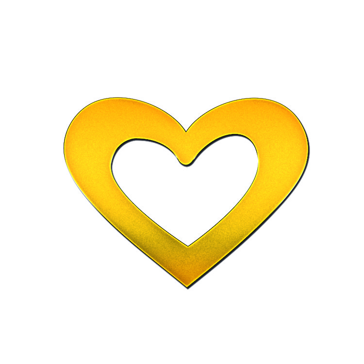 مینی تاپر آبتین طرح قلب مجموعه 10 عددی