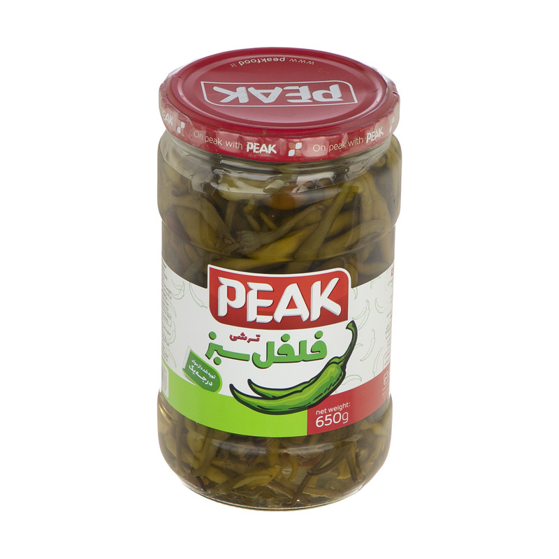 ترشی فلفل سبز پیک - 650 گرم