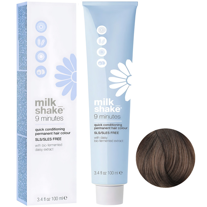 خرید و قیمت رنگ مو میلک شیک شماره 7.1 حجم 100 میلی لیتر رنگ بلوند متوسط دودی