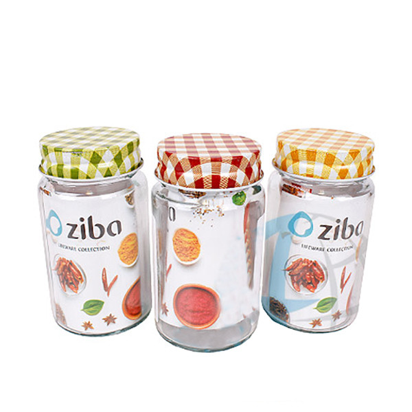 ست جای ادویه 3 پارچه زیبا مدل مژگان