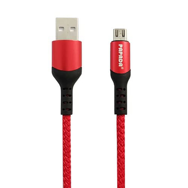 کابل تبدیل USB به microusb پاپادا مدل PL_101 طول 1 متر