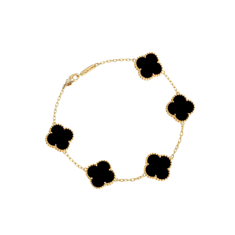 دستبند زنجیری طلا 18 عیار زنانه ماوی گالری مدل ونکلیف 5