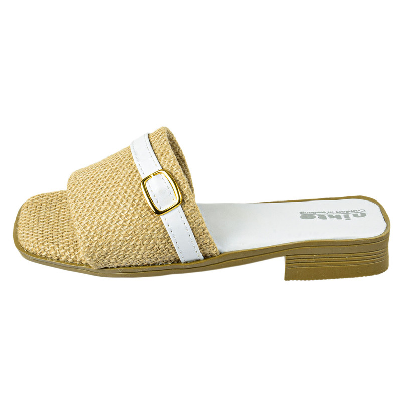 خرید و قیمت صندل زنانه نیکتا مدل کنفی کمربندی 4150