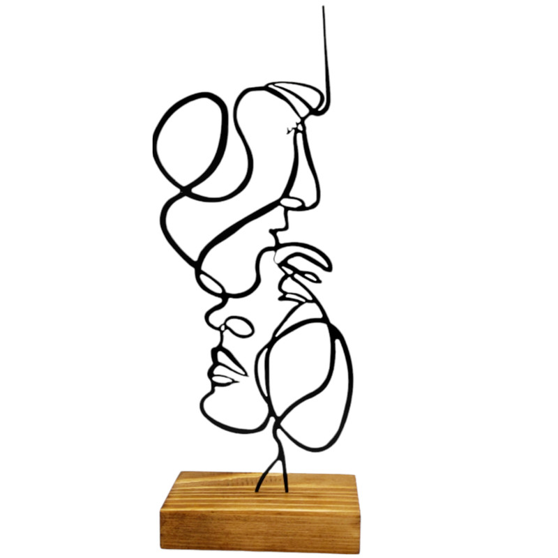 تندیس نیتا متال طرح دو چهره