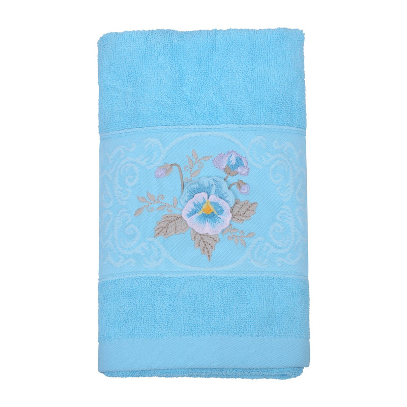 خرید و قیمت حوله دستی ژینورا طرح Silver D10