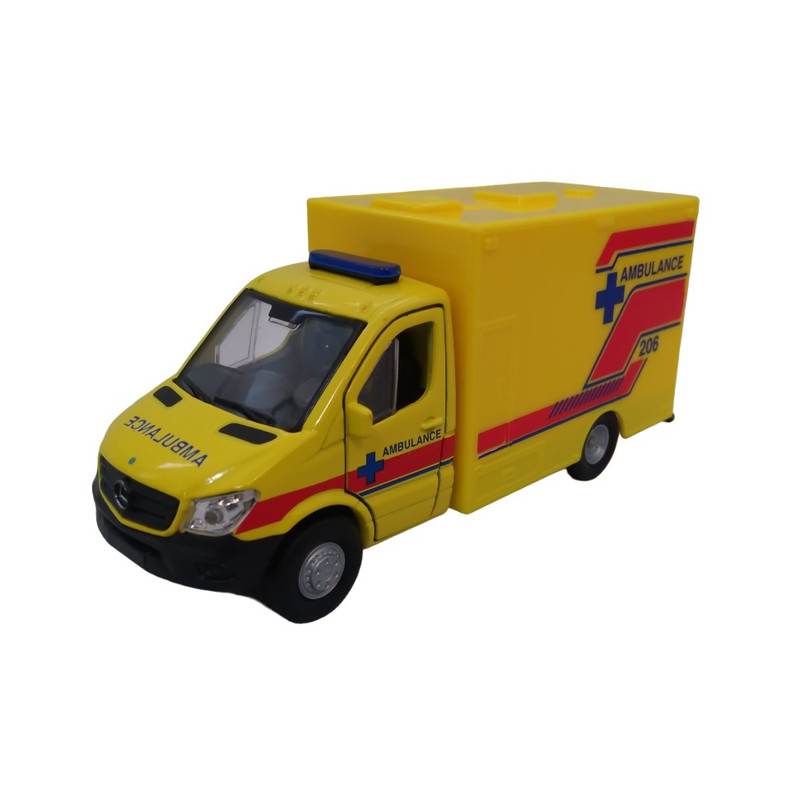 ماکت ماشین ولی مدل ون طرح آمبولانس
