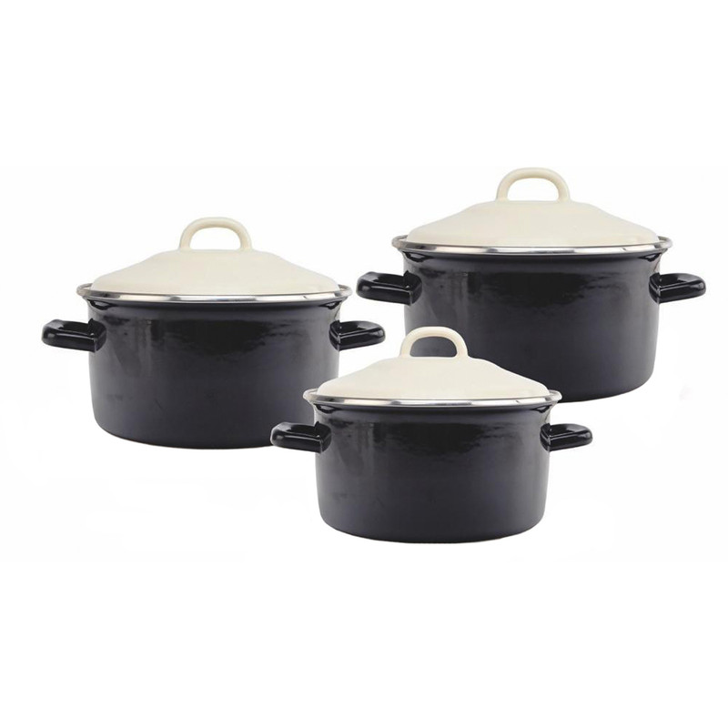 سرویس قابلمه 6 پارچه مدل لعابی