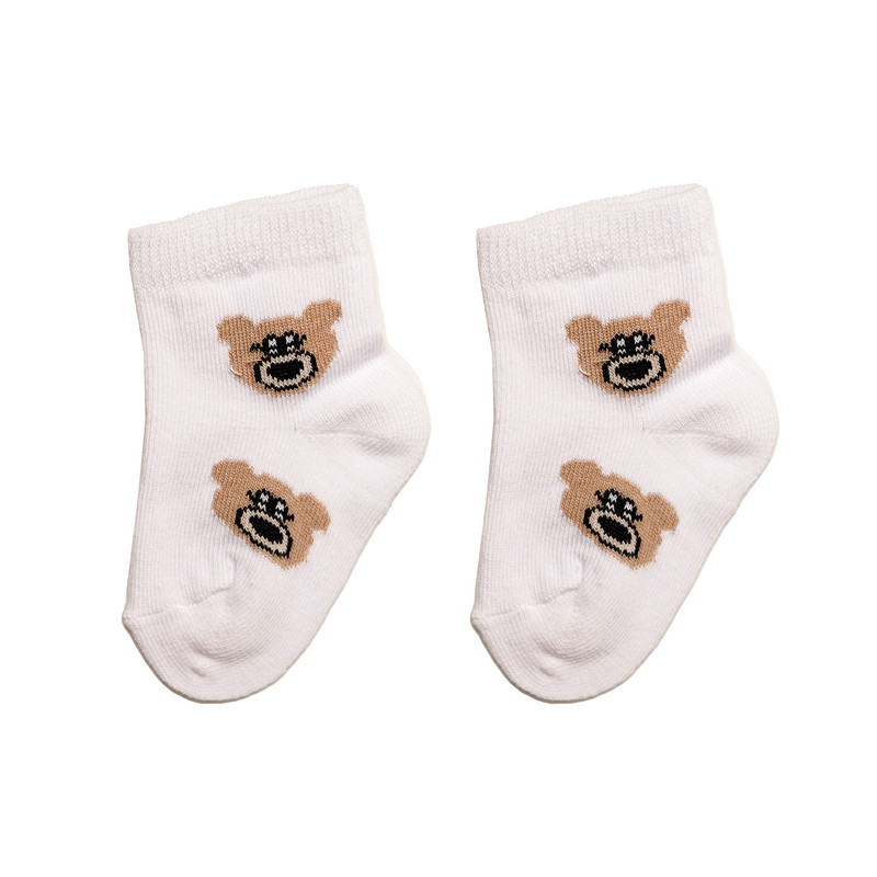 جوراب نوزادی مدل کش ساده کد 002