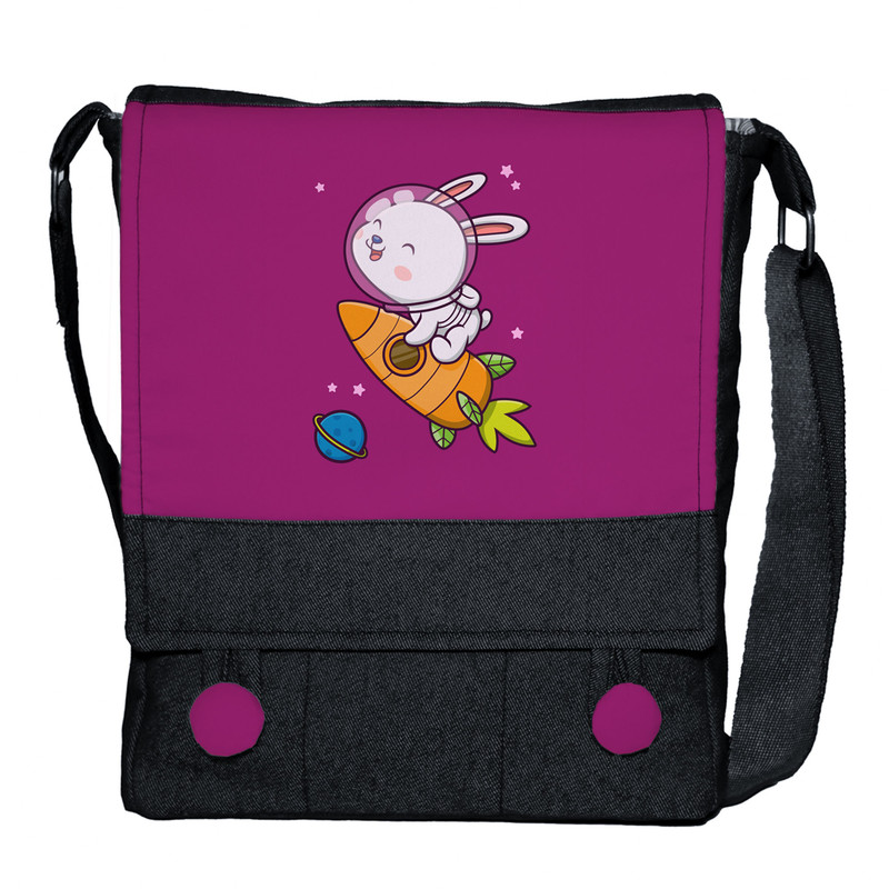 کیف رودوشی زنانه چی چاپ مدل انیمه خرگوش و هویج کد 56288