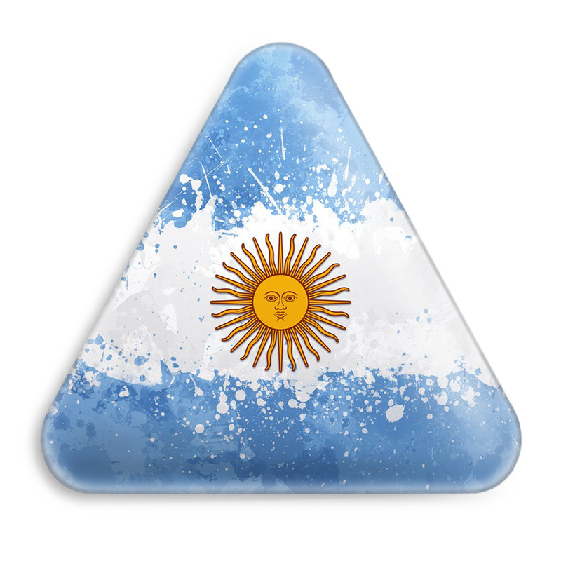 پیکسل خندالو طرح تیم ملی آرژانتین مدل مثلثی کد 2027