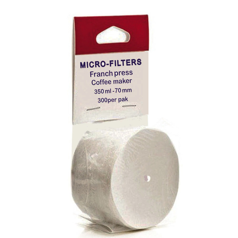 فیلتر قهوه مدل فرنچ پرس 70 میلی بسته 300 عددی
