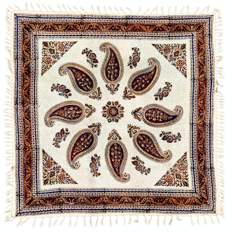 سفره قلمکار طرح بته جقه کد 21