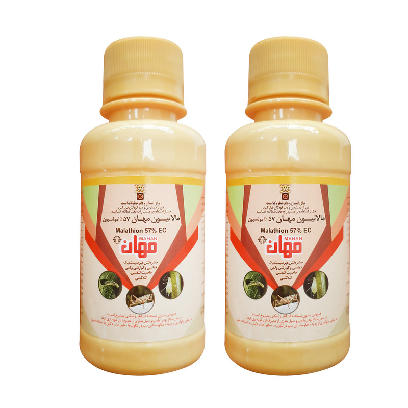 حشره کش مالاتیون مهان مدل مالتوس حجم 100 میلی لیتر مجموعه دو عددی