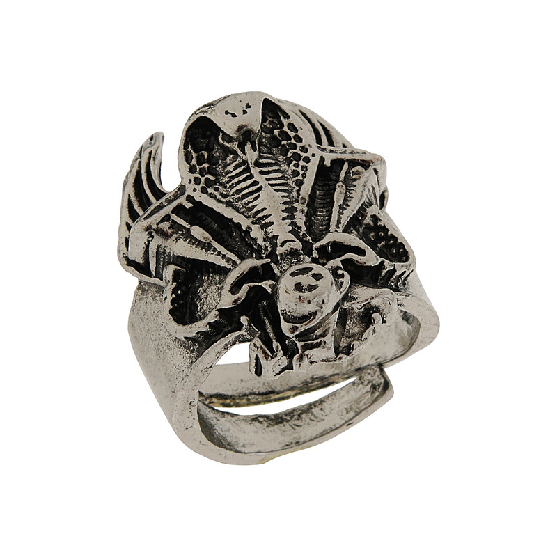 خرید و قیمت انگشتر مردانه مدل مار افعی کد 100