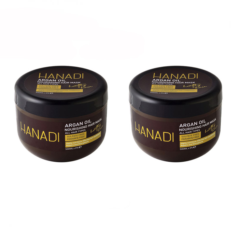 ماسک مو هانادی مدل مغذی حجم 500 میلی لیتر مجموعه 2 عددی