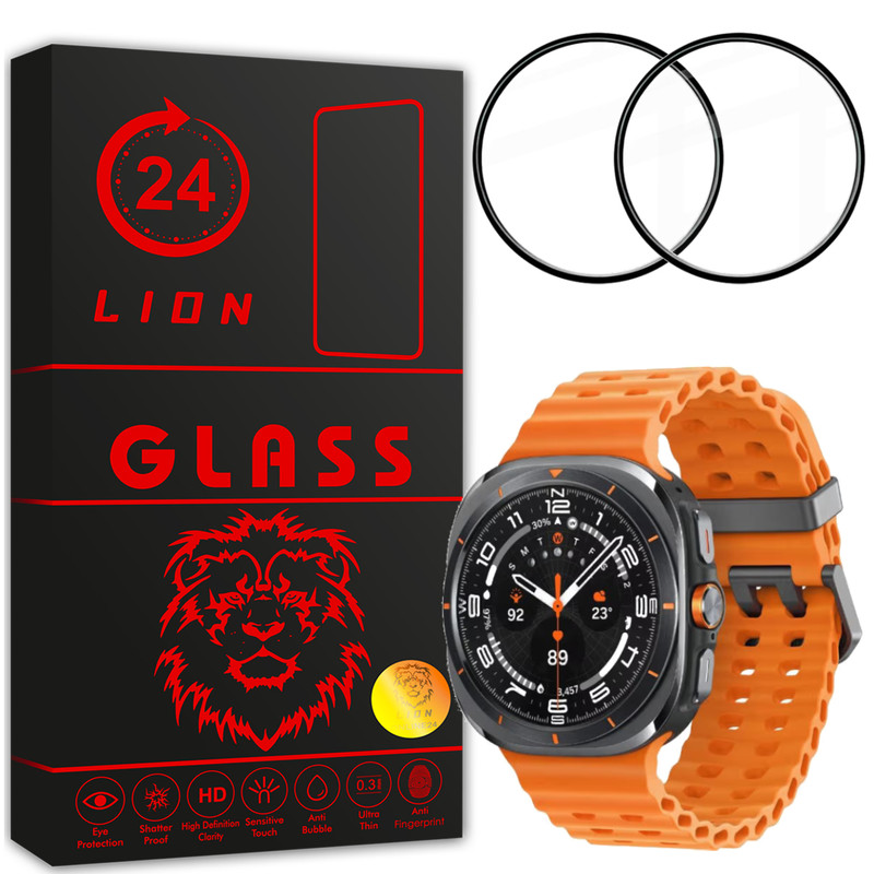 محافظ صفحه نمایش لاین مدل RT007 مناسب برای ساعت هوشمند سامسونگ Galaxy Watch 7 Ultra بسته دو عددی