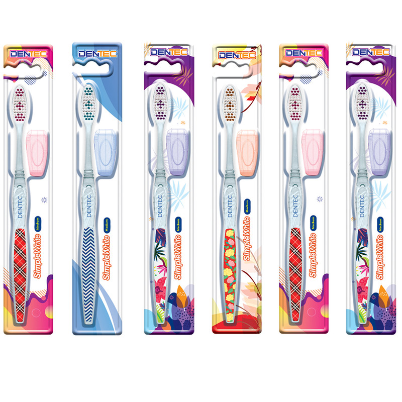 خرید و قیمت مسواک دن تک مدل SimpleWhite-Box با برس متوسط