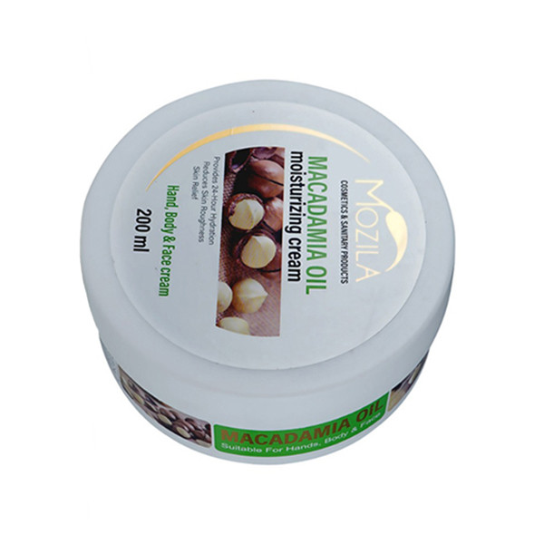 کرم مرطوب کننده موزیلا مدل روغن ماکادمیا حجم 200 میلی لیتر