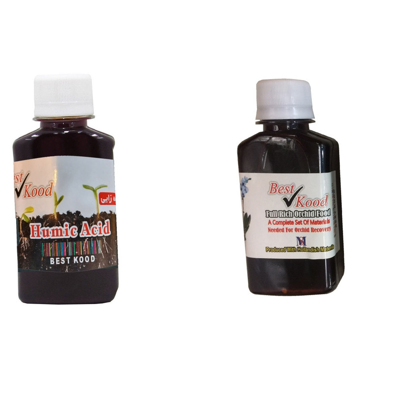 هیومیک اسید و کود ارکیده مدل raw material حجم 120 میلی لیتر