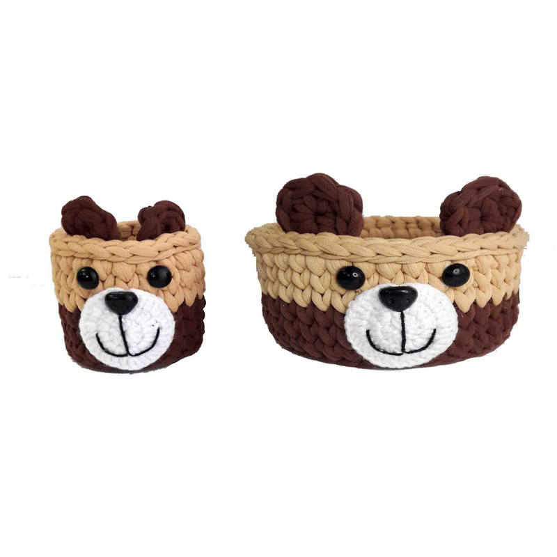 سبد قلاب باقی تریکو مدل خرسی کد 2 مجموعه 2 عددی