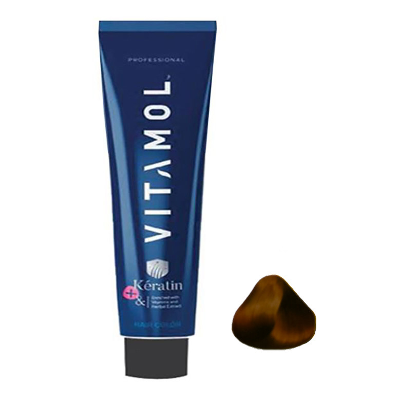 رنگ مو ویتامول سری Ash شماره 7.2 حجم 120 میلی لیتر رنگ بلوند خاکستری متوسط