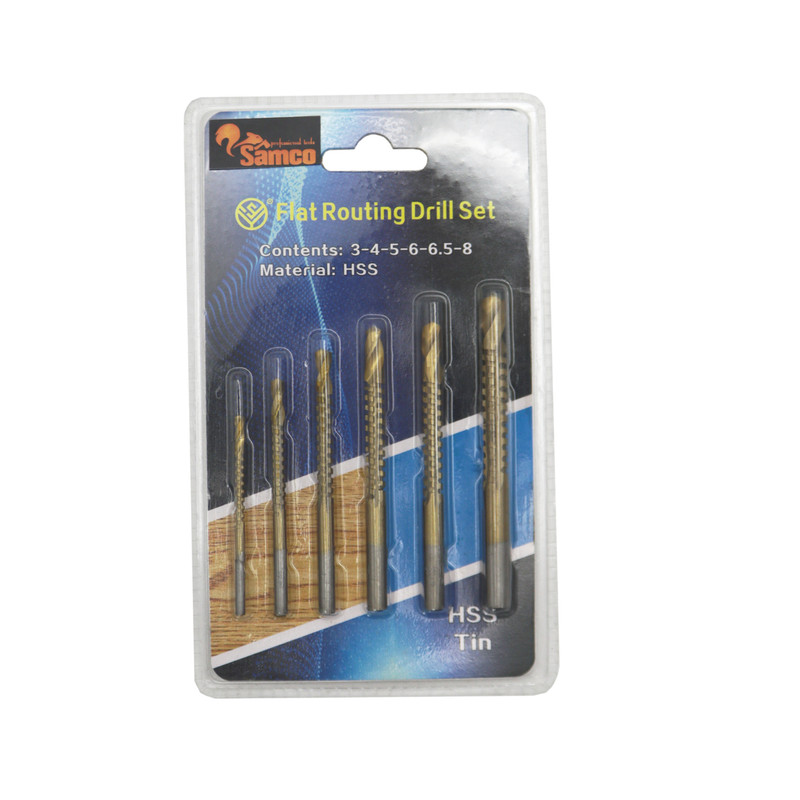 خرید و قیمت مته برش سامکو مدل YP-HSS مجموعه 6 عددی