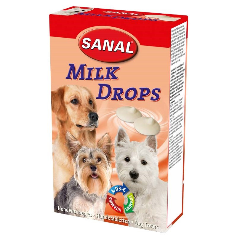 خرید و قیمت تشویقی سگ سانال مدل شیری Milk Drops وزن 125 گرم