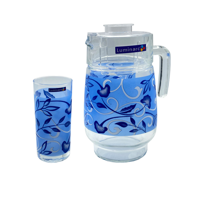 سرویس پارچ و لیوان 7 پارچه لومینارک مدل PLENITUDE