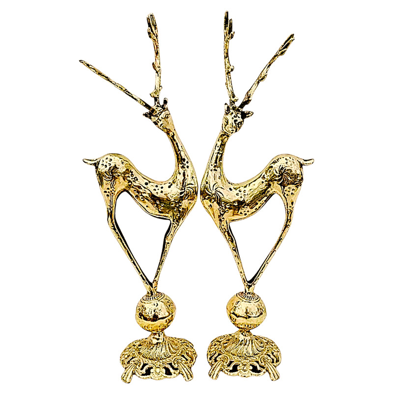 مجسمه برنجی مدل غزال کد H-1288