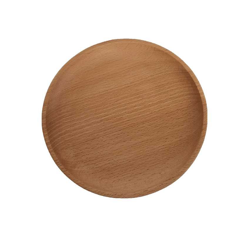 بشقاب چوبی گردوچ مدل گرد کد LT - 3000