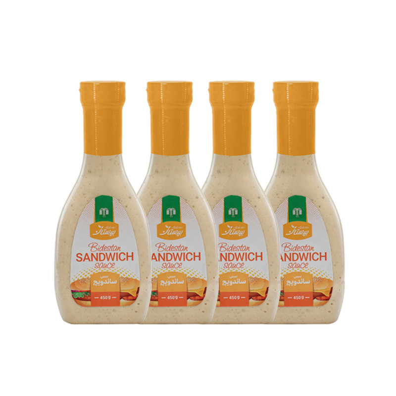 خرید و قیمت سس ساندویچ بیدستان - 400 گرم مجموعه 4 عددی