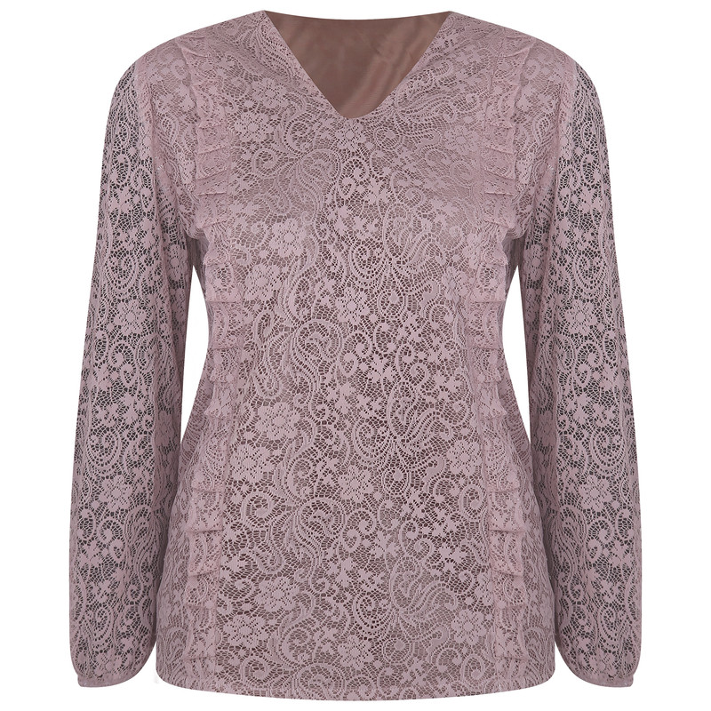 بلوز دستدوز زنانه مدل شومیز گیپور کد 08