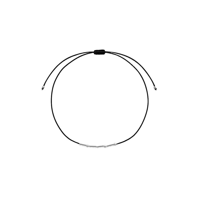 دستبند شریلند مدل کدمورس طرح اسم آوا