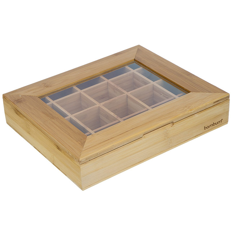 جعبه چای کیسه ای بامبوم مدل Clemir B2306