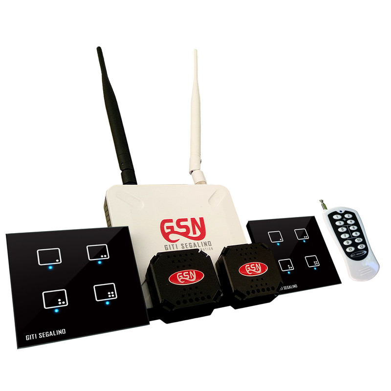 کلید هوشمند گیتی سگالی نو مدل شیناB به همراه سرور مرکزی و ریموت