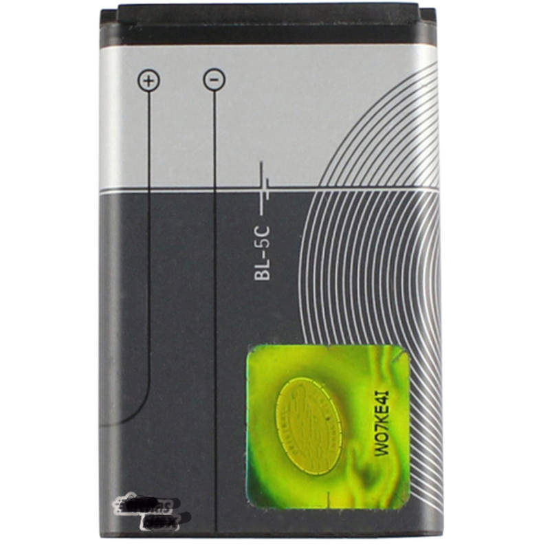 باتری موبایل نوکیا مدل BL-5C ظرفیت 1020 میلی آمپر ساعت مناسب برای گوشی موبایل نوکیا 5C