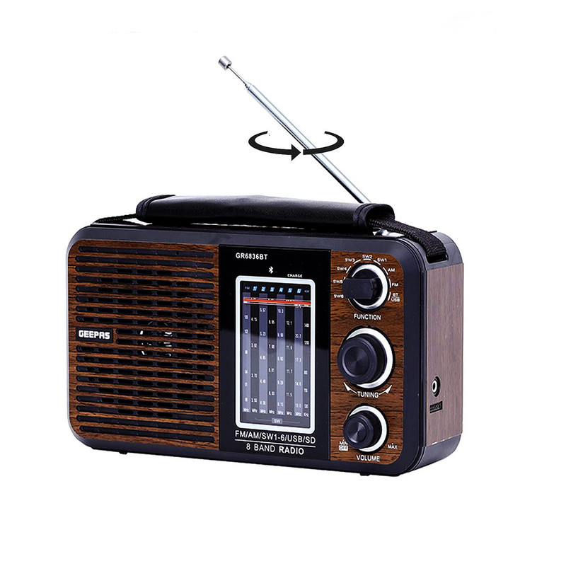 رادیو جی پاس مدل GR6836-BT