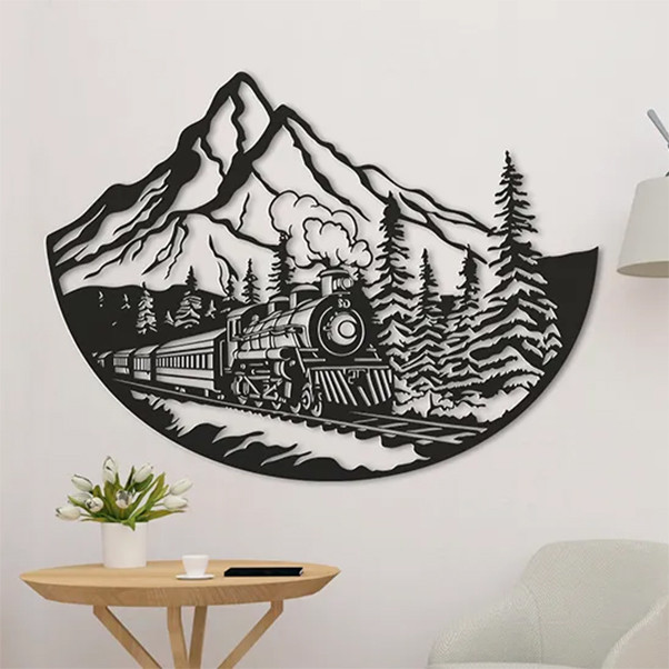 خرید و قیمت دیوارکوب مدل چوبی کد T66-1