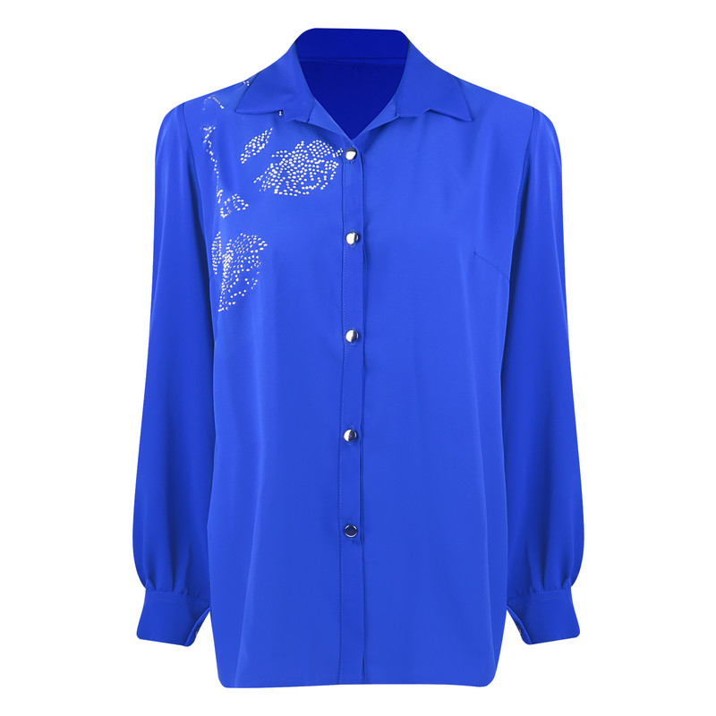 خرید و قیمت شومیز آستین بلند زنانه مدل نگین دار B