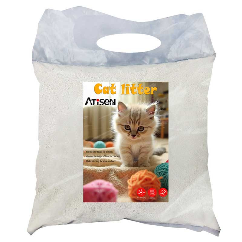 خاک بستر گربه آتیسن مدل گرانول کد R20-06 وزن 6 کیلوگرم