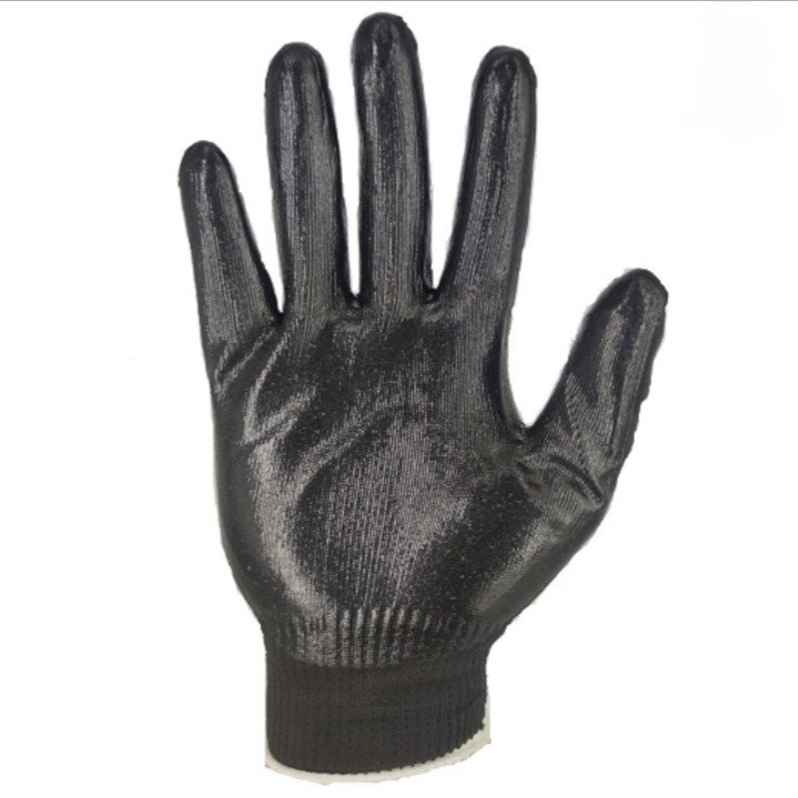 دستکش ایمنی استاد مدل کف مواد نیتریل کد 184 مجموعه 9 عددی