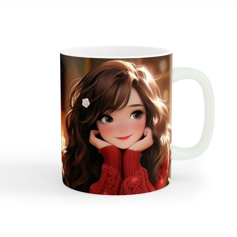 ماگ طرح دخترانه شگفت انگیز کد wall-8193