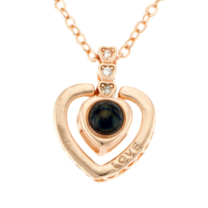 خرید و قیمت گردنبند زنانه برانت طرح قلب دوستت دارم به صد زبان دنیا