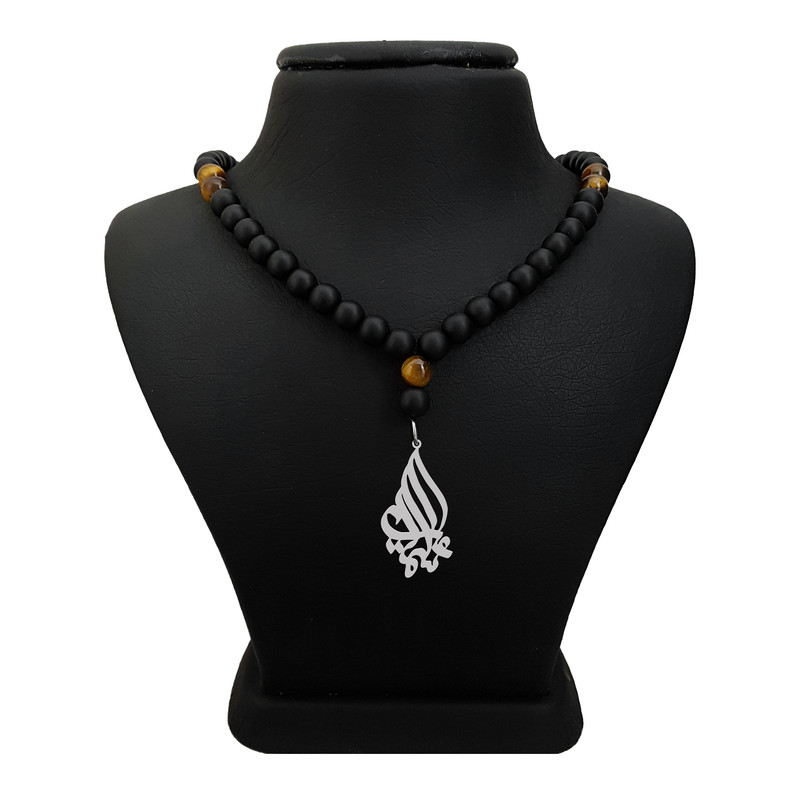 گردنبند نقره مردانه ترمه ۱ مدل اسماعیل کد ma 1396